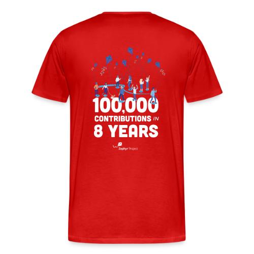 Zephyr 100,000 Contributions - Men's Premium T-Shirt