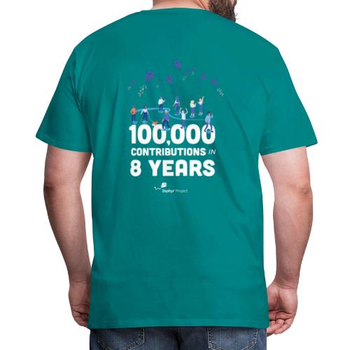 Zephyr 100,000 Contributions - Men's Premium T-Shirt