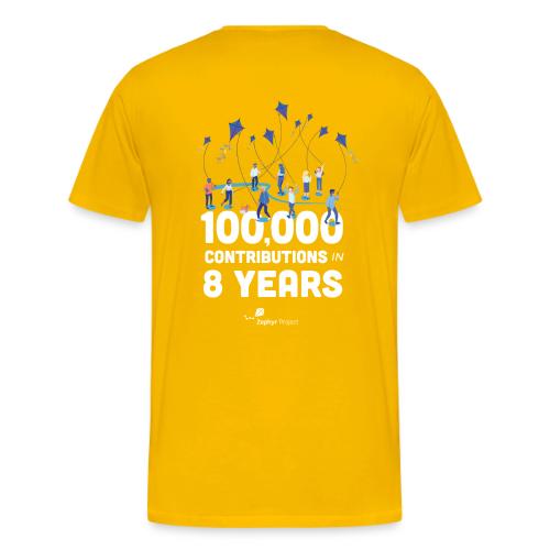 Zephyr 100,000 Contributions - Men's Premium T-Shirt