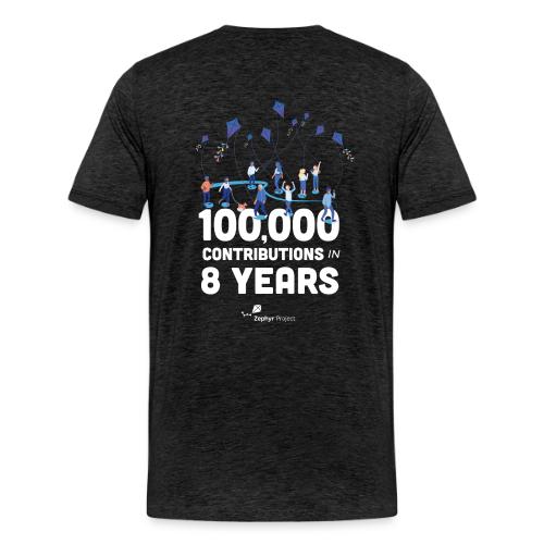 Zephyr 100,000 Contributions - Men's Premium T-Shirt