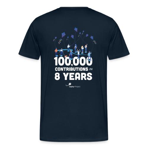 Zephyr 100,000 Contributions - Men's Premium T-Shirt