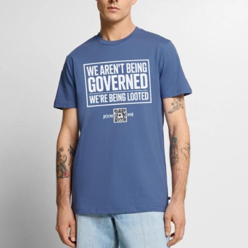 Looted (white, front-facing) - Men's Premium T-Shirt