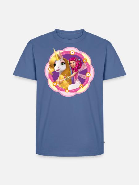 Mia & Me Unicorn Onchao And Mia - Men's Premium T-Shirt - stone blue 