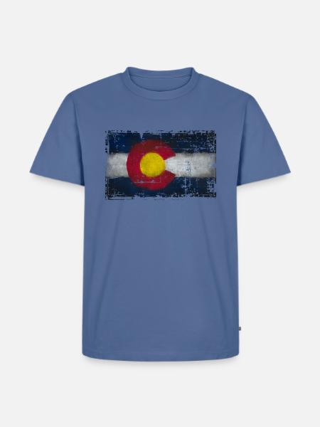 colorado colors - Men's Premium T-Shirt - stone blue