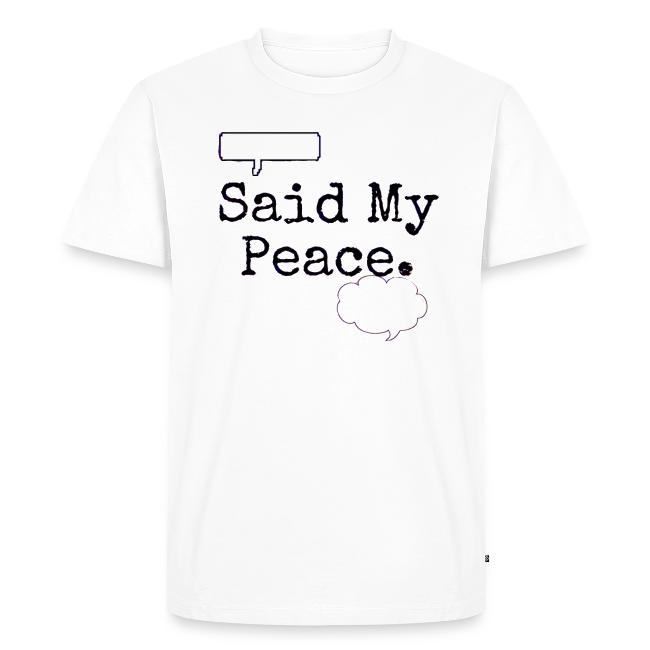 Said My Peace