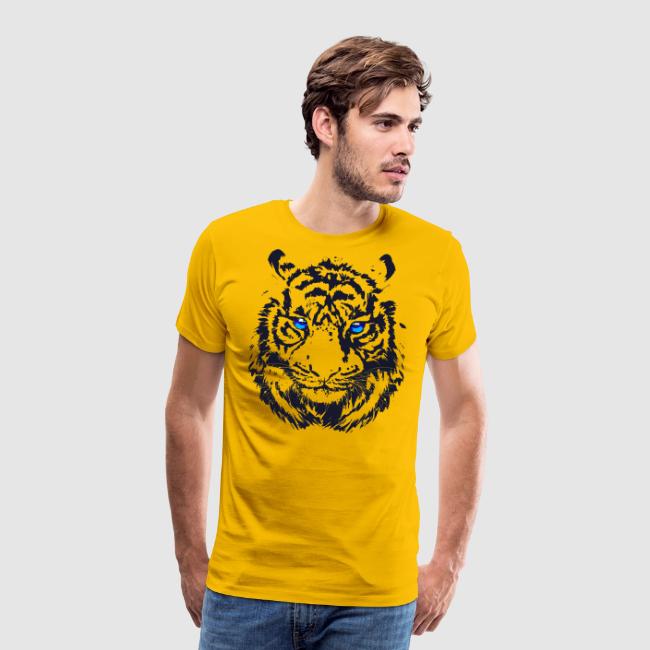 Tiger Head - Tiger Artwork - Wildlife Big Cats