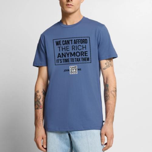 Tax the Rich (black, front-facing) - Men's Premium T-Shirt