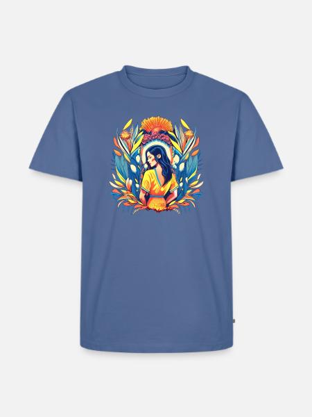 Sunrise Serenity - Men's Premium T-Shirt - stone blue 