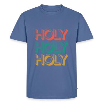 HOLY HOLY HOLY - Men's Premium T-Shirt - stone blue  - Front - Nico (187cm)