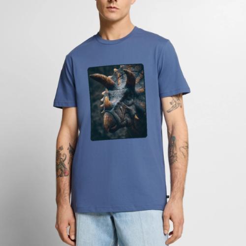 Triceratops Detailed Portrait Design - Men's Premium T-Shirt