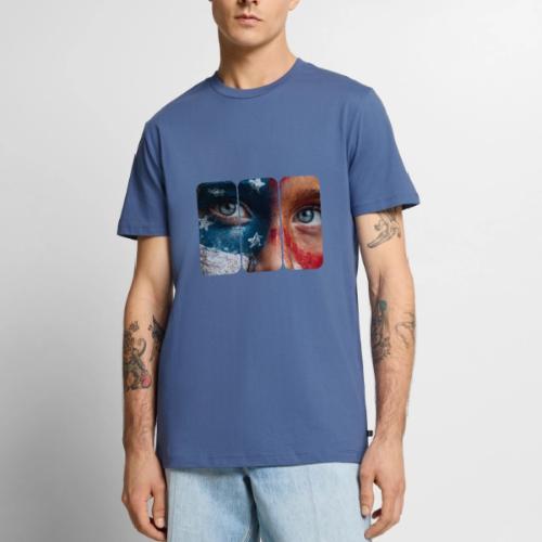 USA: Star-Spangled Glance - Men's Premium T-Shirt