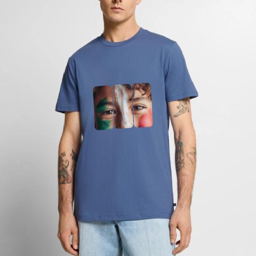 Mexico: Three Stripes of Pride - Men's Premium T-Shirt