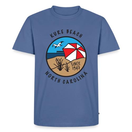 Kure Beach Day-Black Lettering-Front Only - Men's Premium T-Shirt