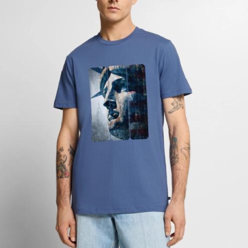 USA: Urban Liberty Triptych - Men's Premium T-Shirt