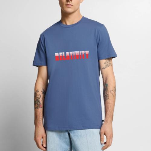 Relativity Science Typography Design - Men's Premium T-Shirt