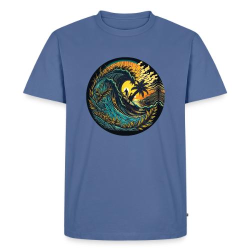 Sunrise Flower Barrel - Men's Premium T-Shirt