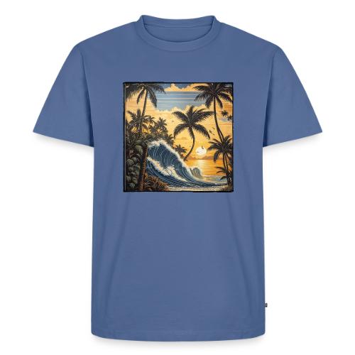 Jungle Wave Sunrise - Men's Premium T-Shirt