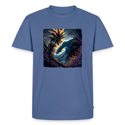 Moonlight Jungle Wave - Men's Premium T-Shirt