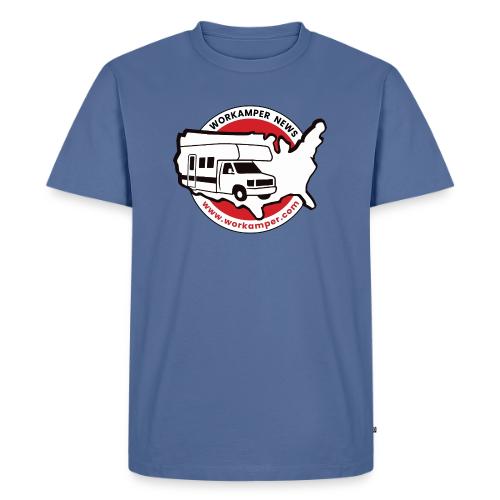 Workamper News Official Logo with Website URL - Men's Premium T-Shirt