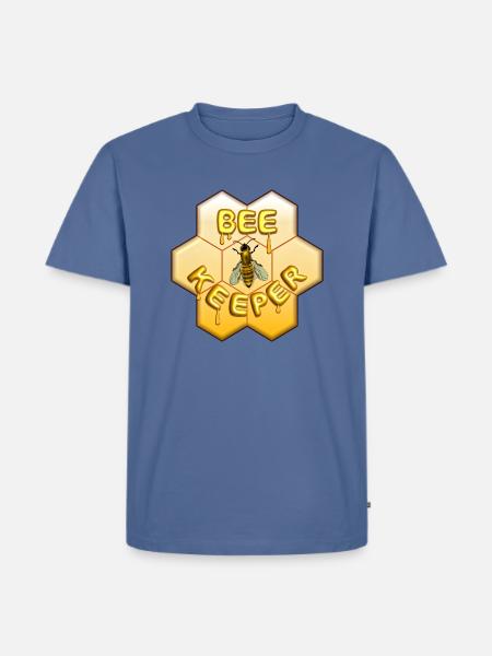 Bee Keeper - Men's Premium T-Shirt - stone blue 