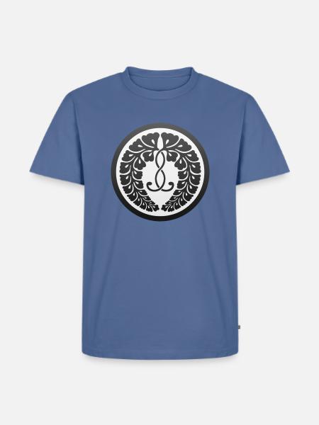 Tsuhima Fujiwara Clan - Men's Premium T-Shirt - stone blue