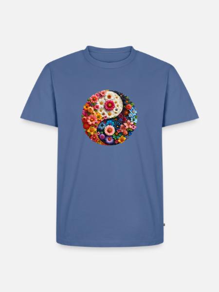 Harmony's Contrast - Men's Premium T-Shirt - stone blue