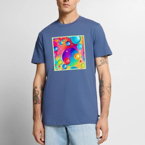 Colorful Sphere Abstract Art - Men's Premium T-Shirt