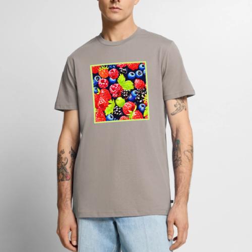 Colorful Berry Medley Design - Men's Premium T-Shirt