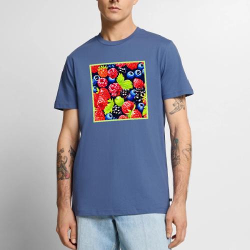 Colorful Berry Medley Design - Men's Premium T-Shirt