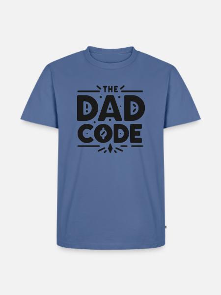 The Dad Code - Men's Premium T-Shirt - stone blue