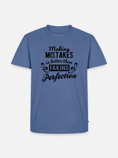 Business Motivation Quotes - Men's Premium T-Shirt - stone blue