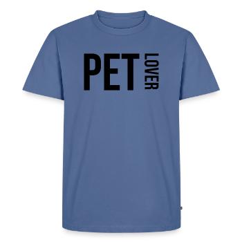 PET LOVER - Men's Premium T-Shirt - stone blue  - Front - Nico (187cm)