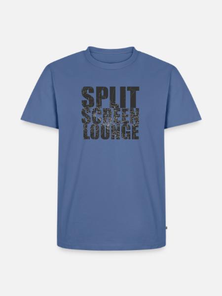 SPLIT SCREEN MAP - Men's Premium T-Shirt - stone blue
