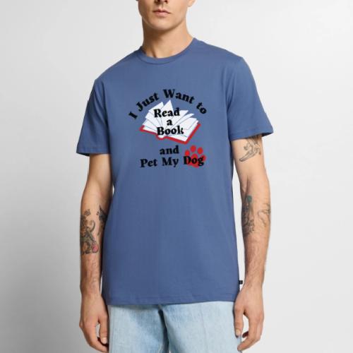 Book Dog - Men's Premium T-Shirt