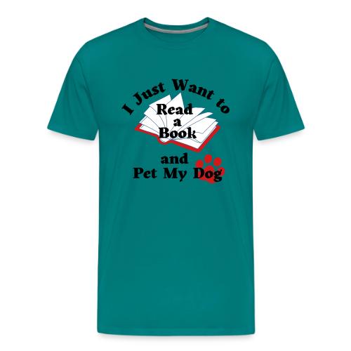 Book Dog - Men's Premium T-Shirt
