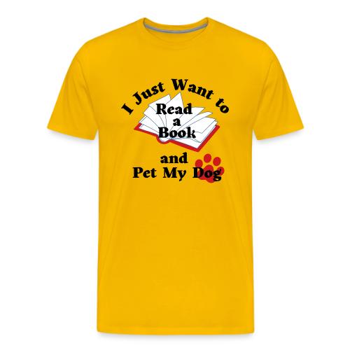 Book Dog - Men's Premium T-Shirt