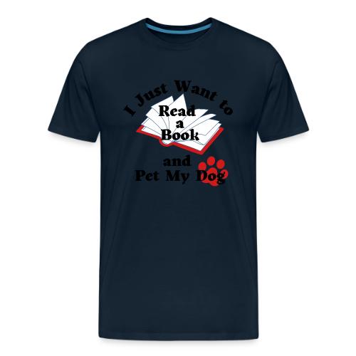 Book Dog - Men's Premium T-Shirt