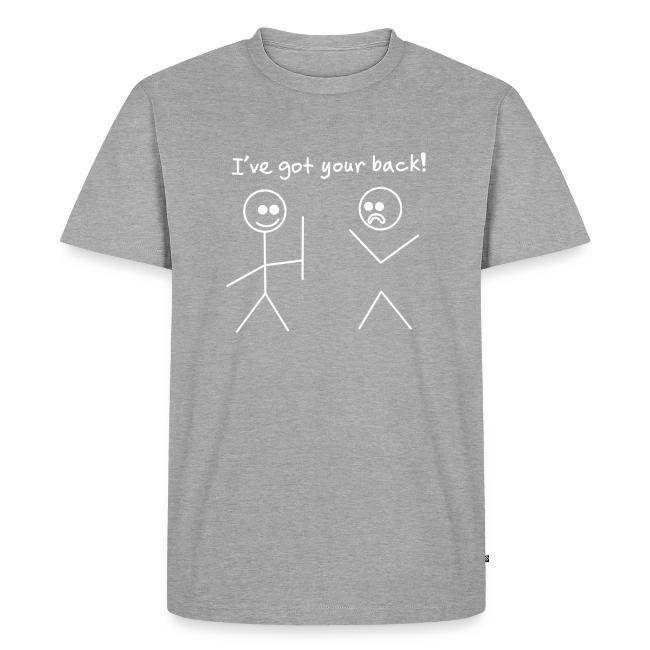 Got Your Back Stick Figure Design