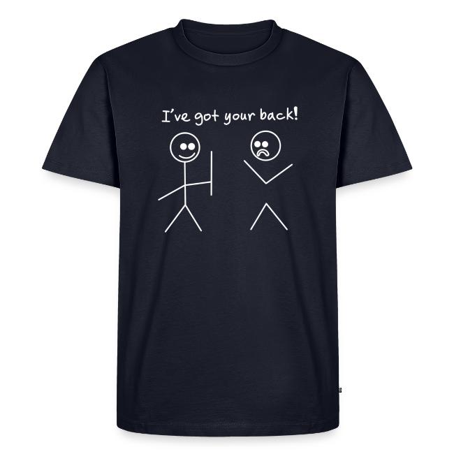 Got Your Back Stick Figure Design