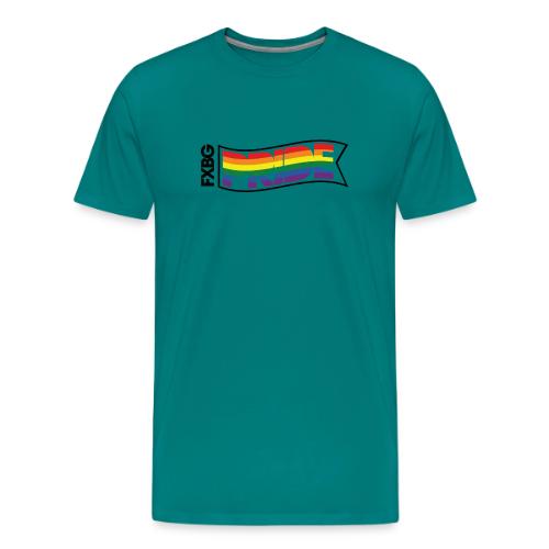 FXBG PRIDE Flag - Men's Premium T-Shirt