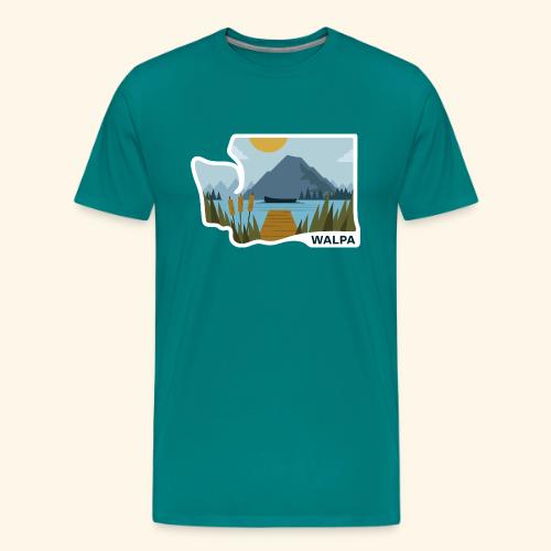 WALPA State Sticker - Men's Premium T-Shirt