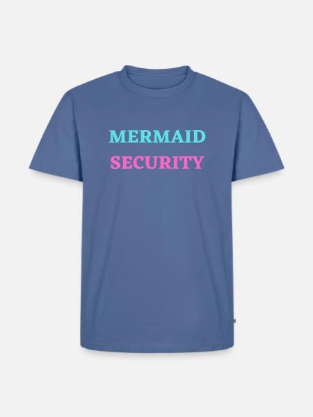 MERMAID SECURITY - Men's Premium T-Shirt - stone blue