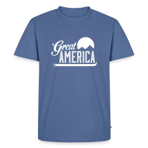 Great America Logo White - Men's Premium T-Shirt