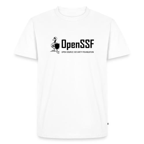 OpenSSF wide black and white logo - Men's Premium T-Shirt