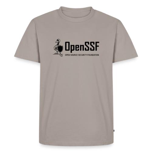 OpenSSF wide black and white logo - Men's Premium T-Shirt