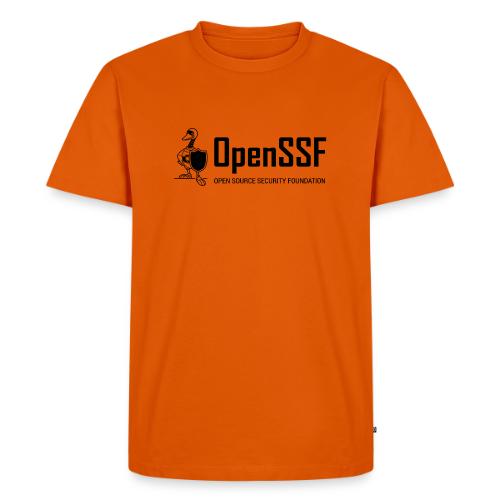 OpenSSF wide black and white logo - Men's Premium T-Shirt
