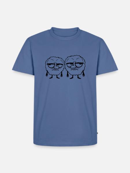 Team 2 monster annoyed - Men's Premium T-Shirt - stone blue
