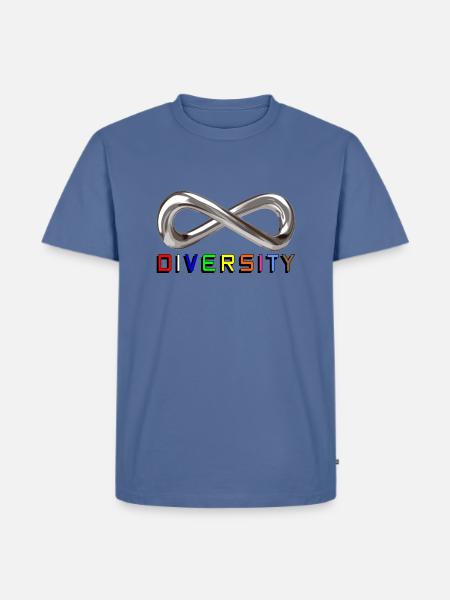Infinite Diversity - Men's Premium T-Shirt - stone blue