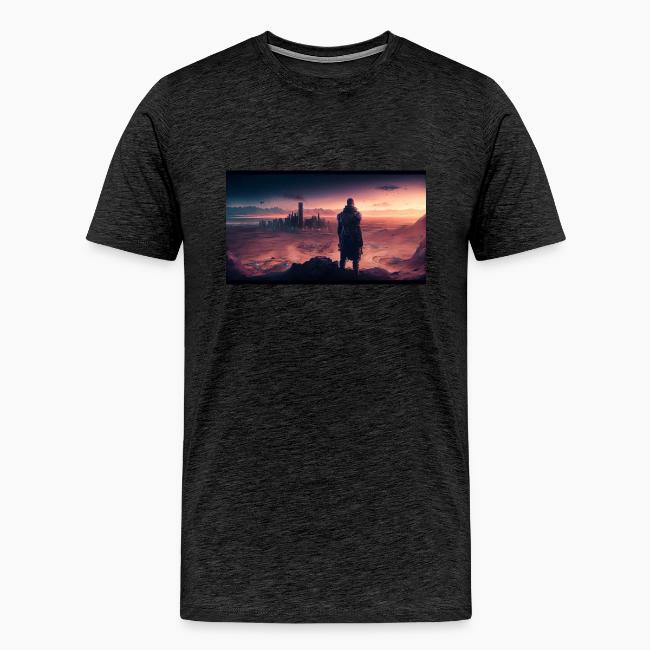 decimated desert cityscape art