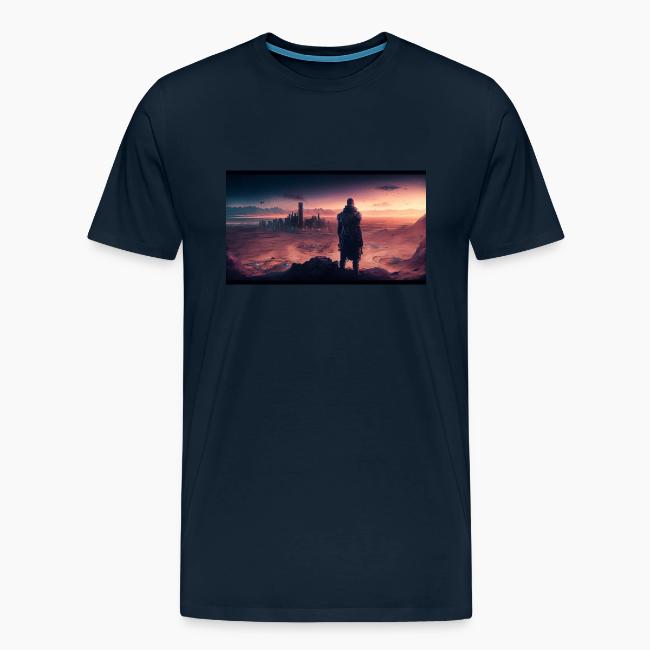 decimated desert cityscape art